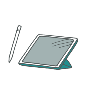 タブレットイラスト