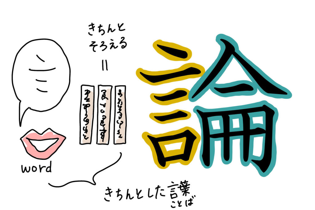 論　成り立ち　イラスト